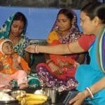 आंगनबाड़ी केंद्र में माहौल बदला, दो बच्चों के अन्नप्राशन पर जश्न का माहौल