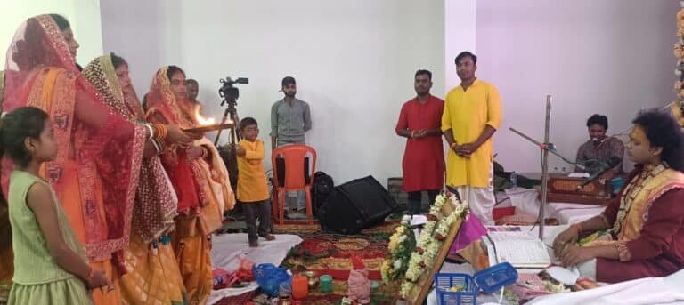 कुल्टी में भक्ति की बयार: तीन दिवसीय श्रीमद्भागवत कथा का भव्य शंखनाद, 30 सितंबर को महाभंडारा