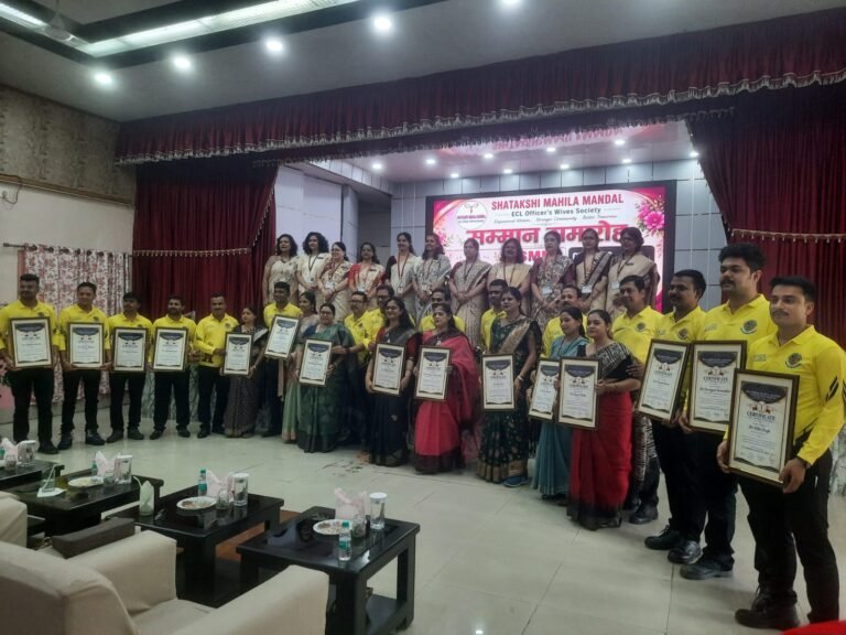 सिक्किम सुरंग हादसे में बहादुरी दिखाने वाली ईसीएल रेस्क्यू टीम का सांकतोड़िया में भव्य सम्मान