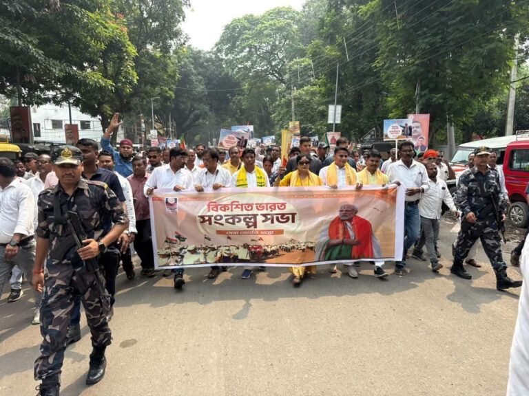 प्रधानमंत्री के तौर पर नरेंद्र मोदी की जनसेवा के 25 साल पूरे = देश के अलग-अलग हिस्सों के साथ पुरुलिया में भी सेवा ज्योति यात्रा