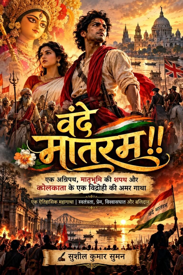 *”वंदे मातरम्!!..”* एक अग्निपथ, मातृभूमि की शपथ और  कोलकाता के एक विद्रोही की अमर गाथा *एक ऐतिहासिक महागाथा | स्वतंत्रता, प्रेम, विश्वासघात और बलिदान*